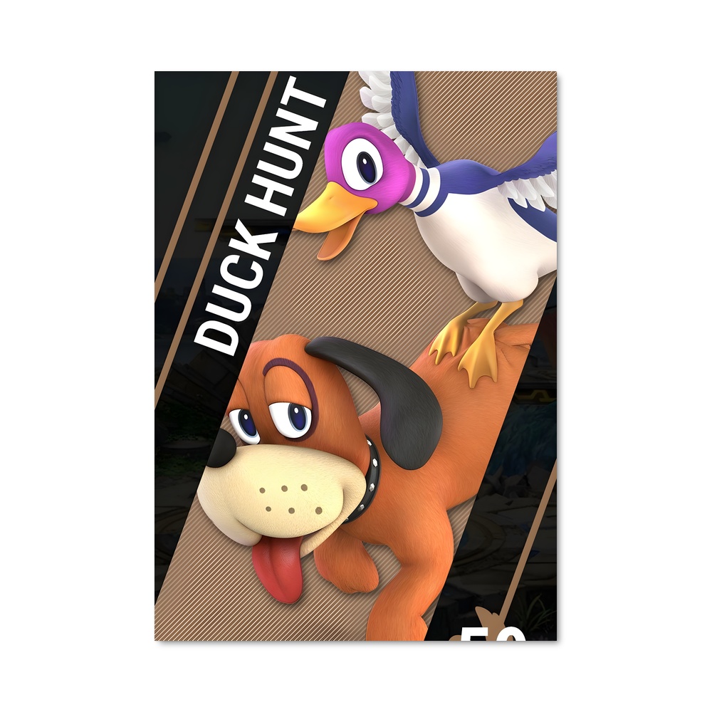 Poster Chasse aux Canards – affiche Super Smash Bros